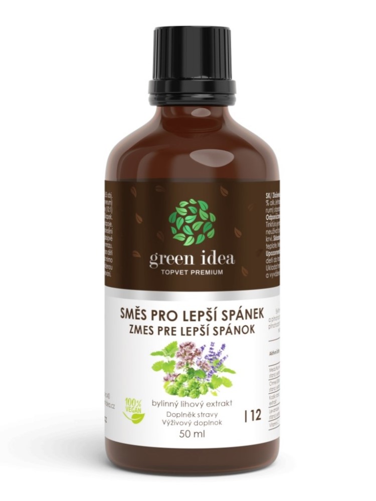Topvet Green Idea Bylinná zmes pre lepší spánok tinktúra 50ml