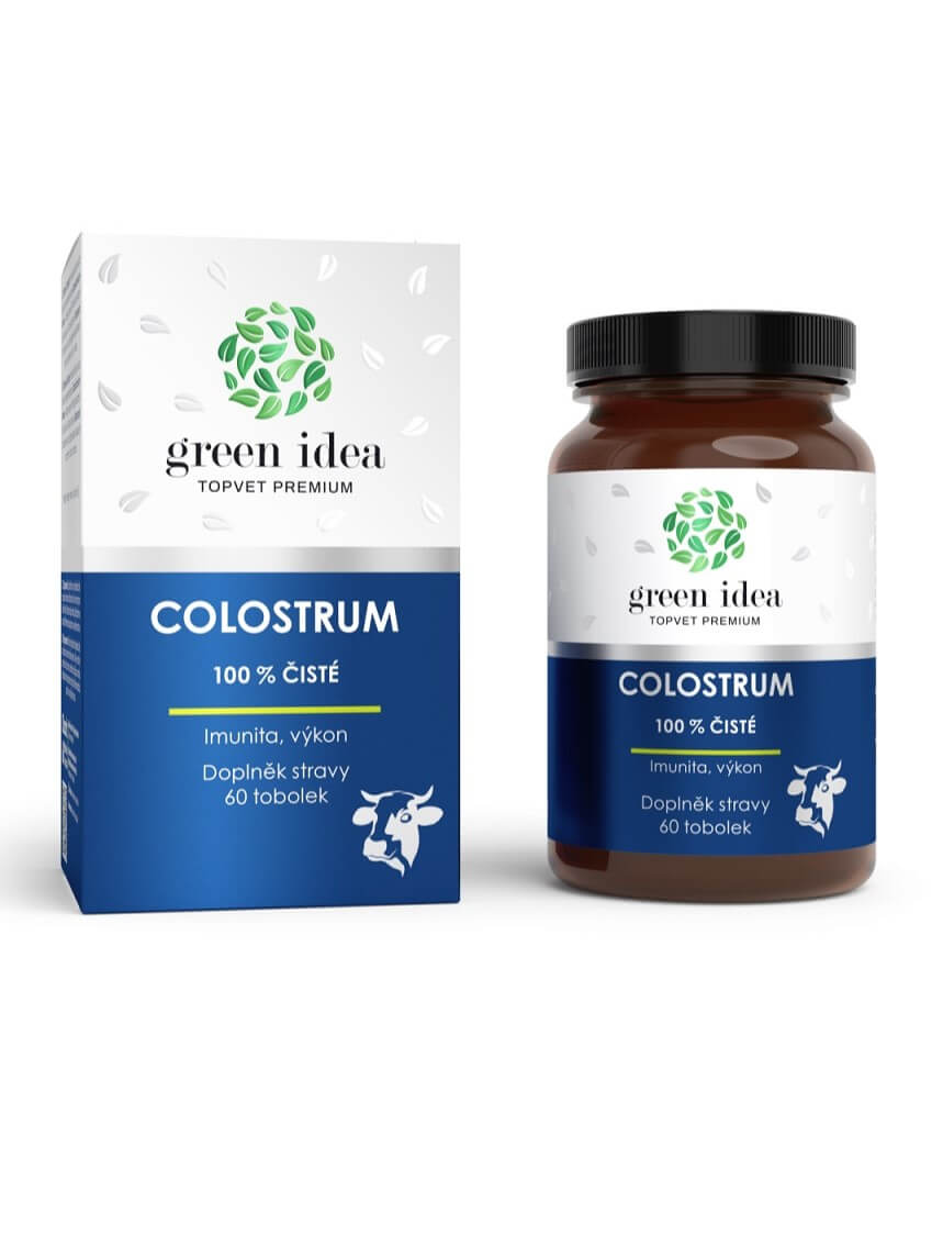Topvet Green Idea Colostrum 100% čisté 60 kapsúl