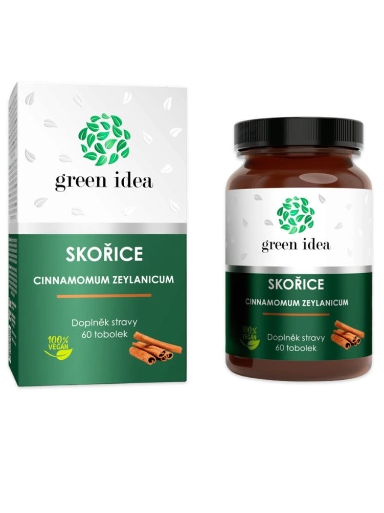 Green Idea Škorica 60 kapsúl
