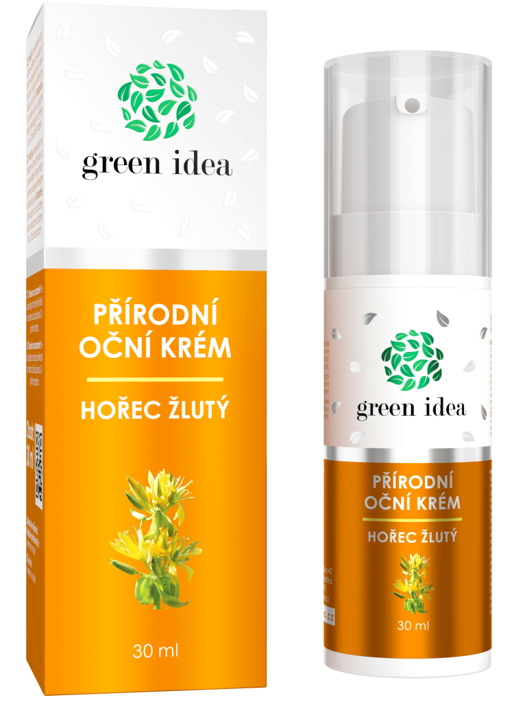 Green Idea Prírodný očný krém Horec žltý 30ml