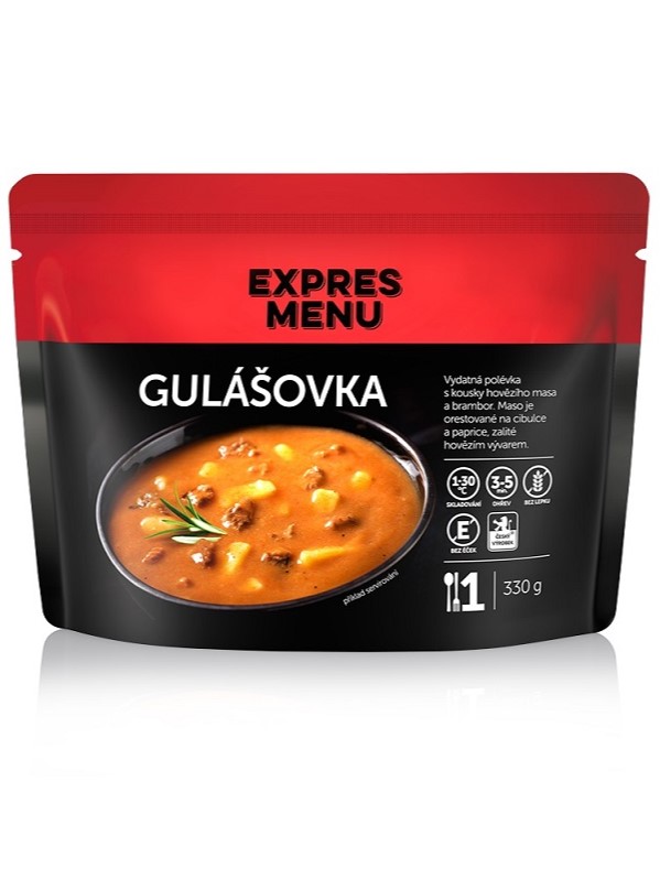 Expres menu Gulášová polievka 1 porcia 330g