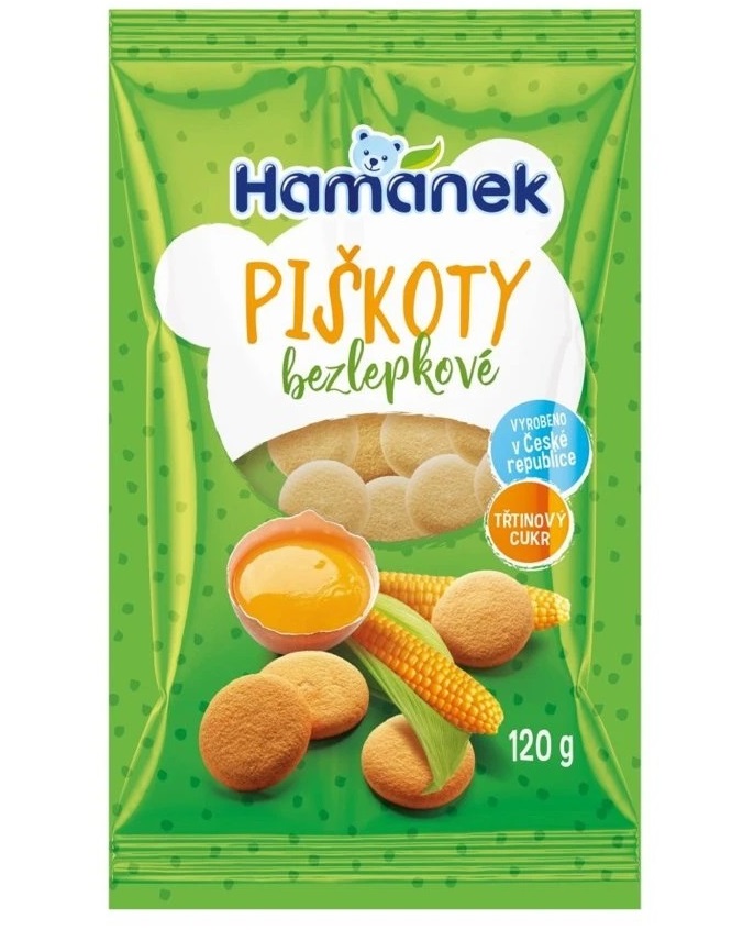 Hamánek Piškóty bezlepkové 120g
