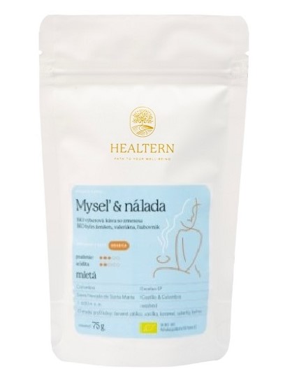 Healtern BIO Káva s bylinkami Myseľ a nálada 75g