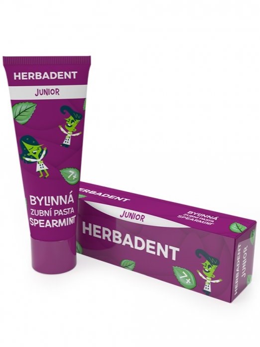 Herbadent Bylinná zubná pasta JUNIOR spearmint 75g