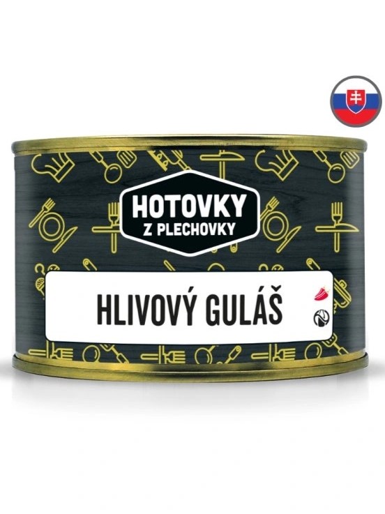 Hotovky z plechovky Hlivový guláš 400ml | 12ks v kartóne