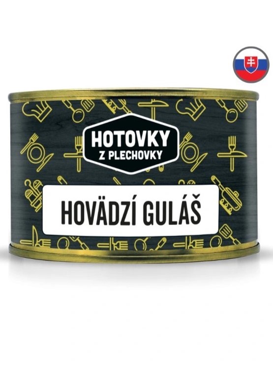Hotovky z plechovky Hovädzí guláš 400g | 12ks v kartóne