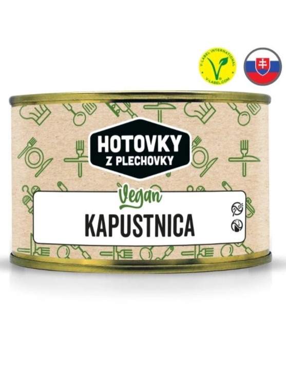 Hotovky z plechovky Kapustnica VEGAN 400ml | 12ks v kartóne