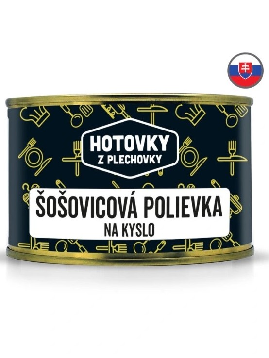 Hotovky z plechovky Šošovicová polievka na kyslo 400ml | 12ks v kartóne