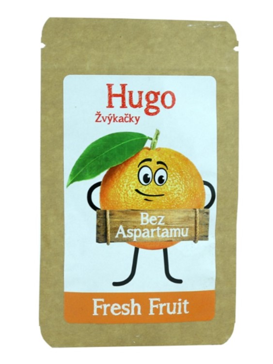 Hugo Žuvačky Fresh fruit bez aspartamu 45g