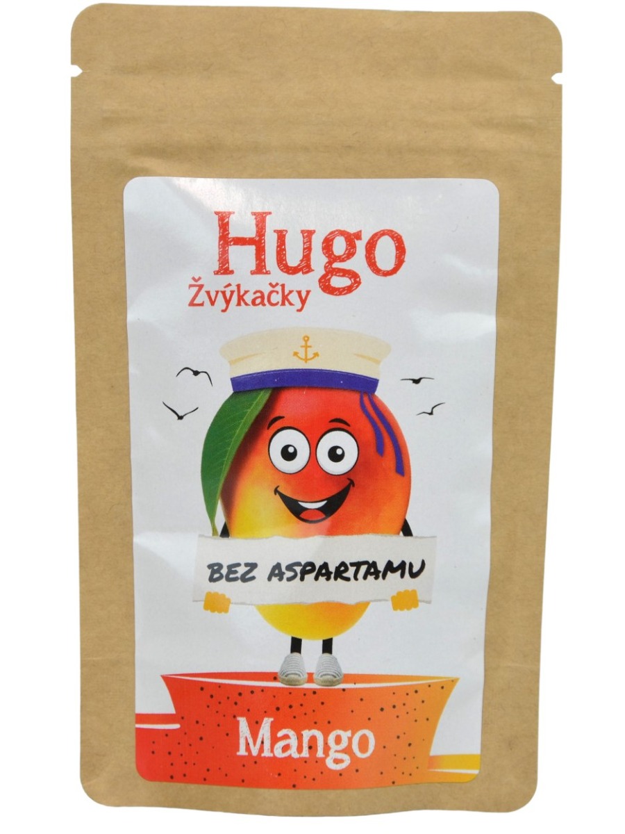 Hugo Žuvačky Mango bez aspartamu 45g