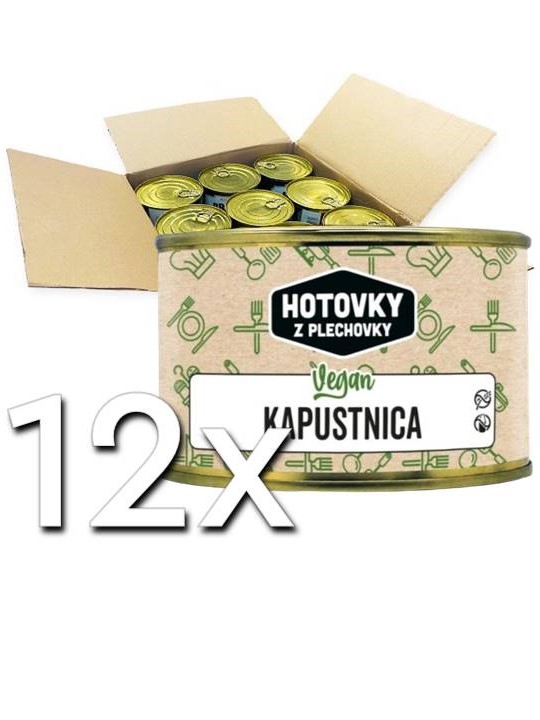 Hotovky z plechovky Kapustnica VEGAN 400ml | 12ks v kartóne