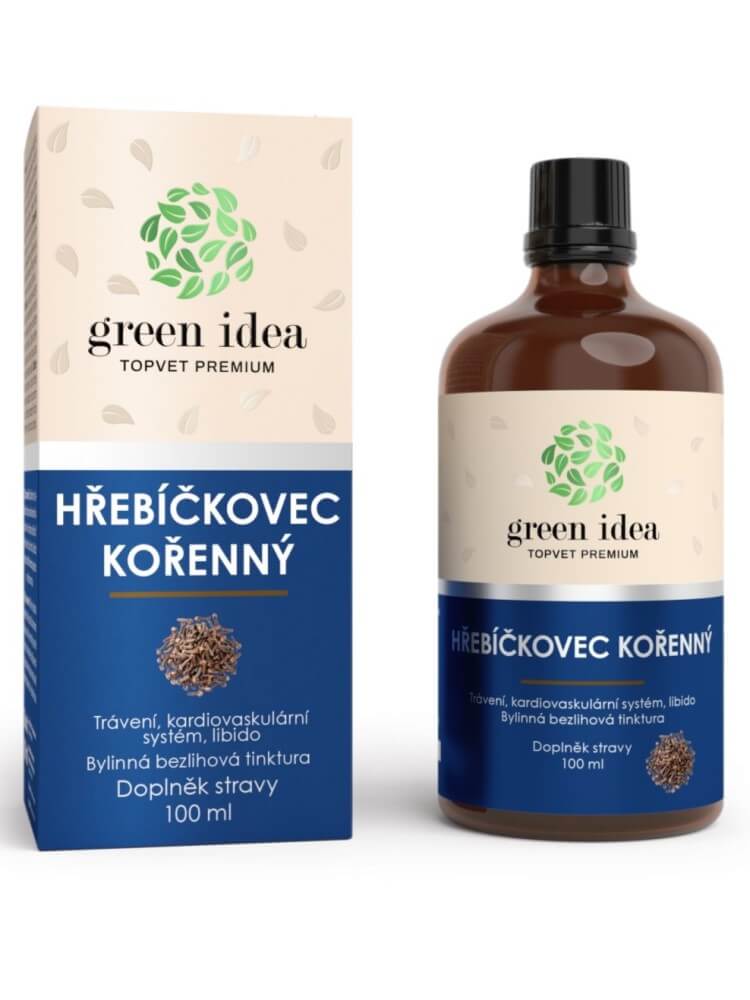 Topvet Green Idea Klinčekovec voňavý bezliehová tinktúra 100ml