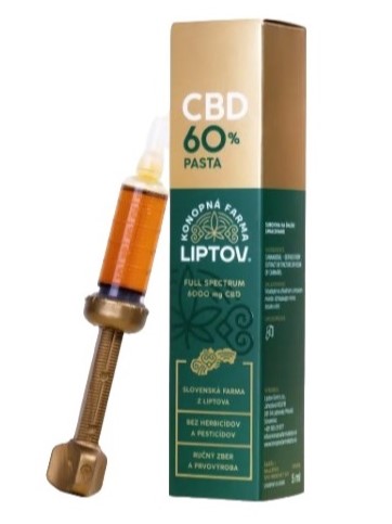 Konopná farma Liptov CBD Pasta 60% 5ml