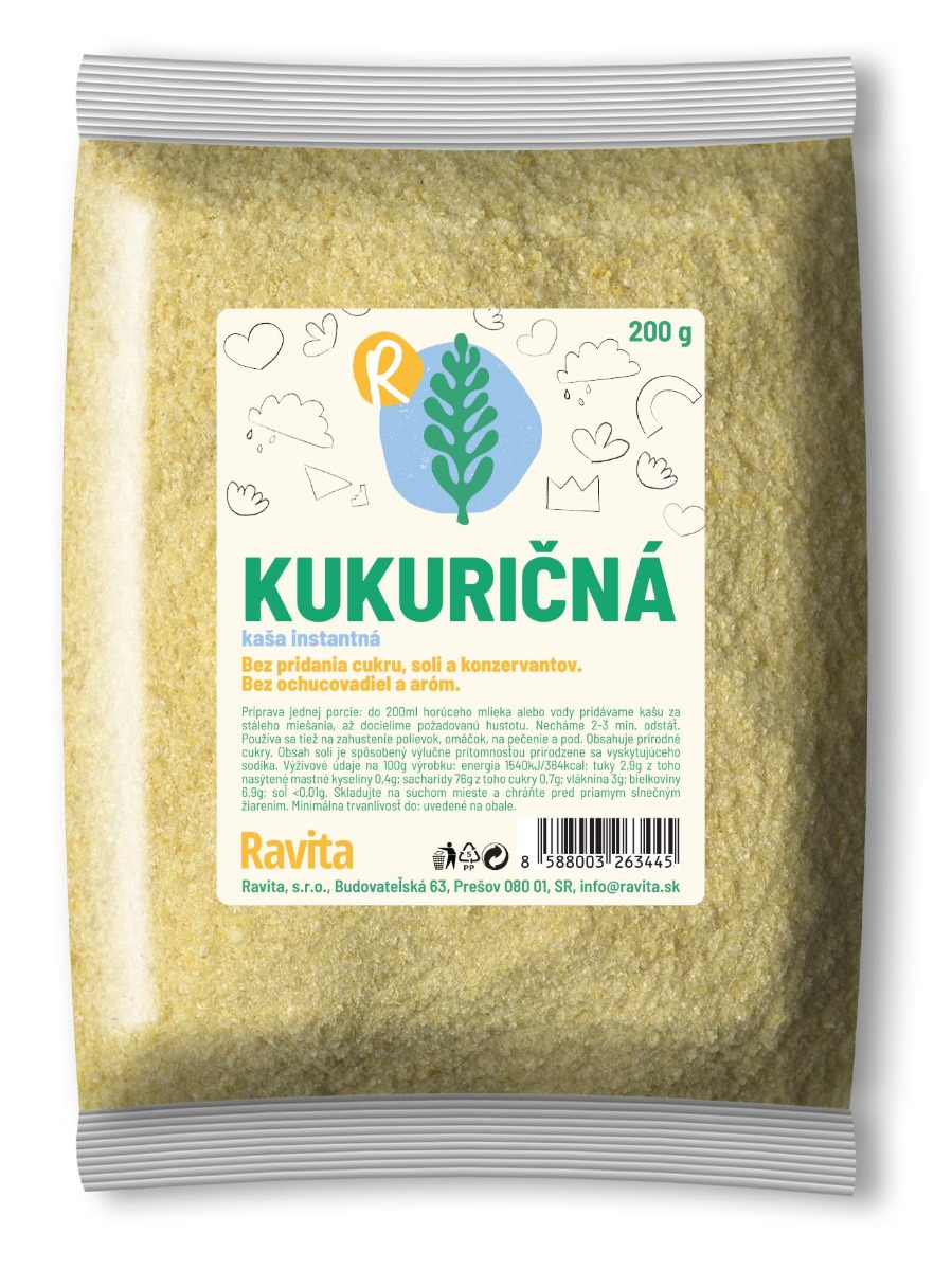 Ravita Instantná kukuričná kaša 200g