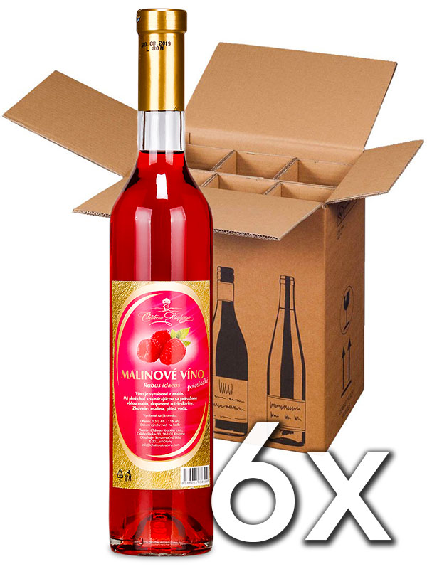 Malinové víno Château Krupina 0,5L | 6ks v kartóne