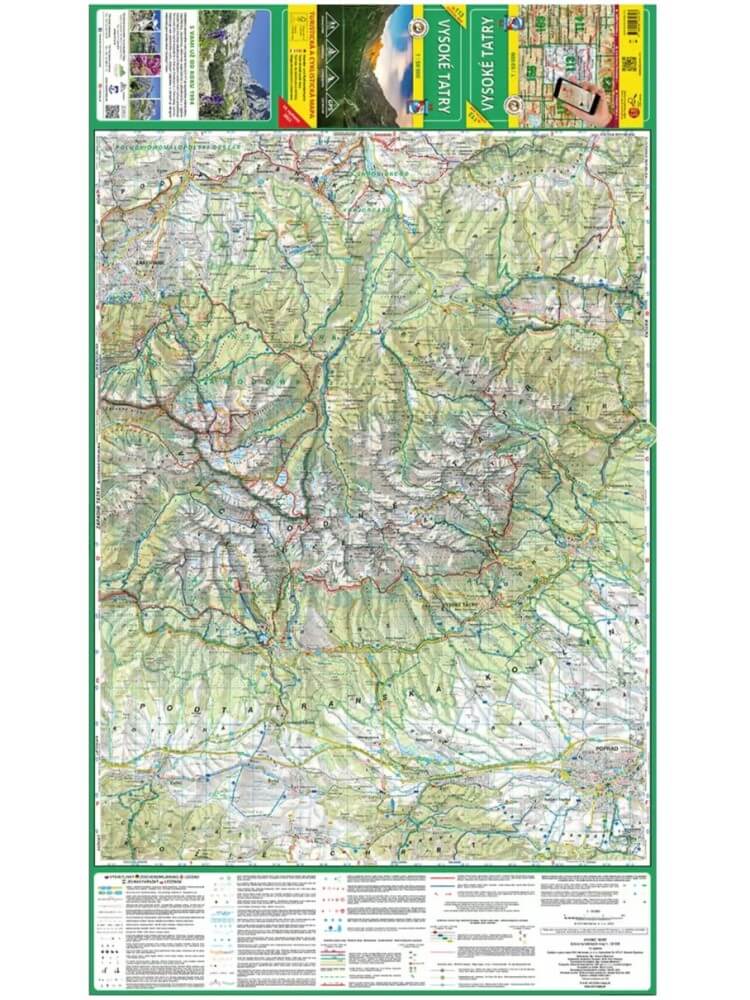 Vysoké Tatry 113 Turistická mapa 1:50 000