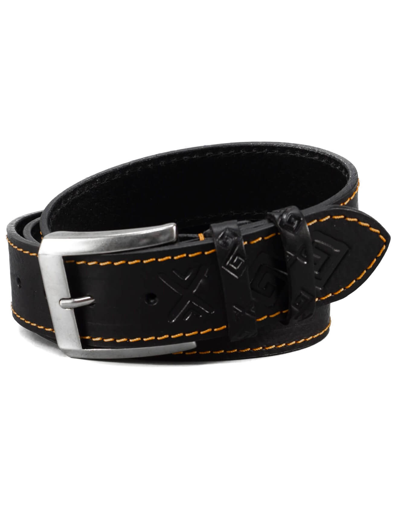 Hoffebelts Pánsky ľudový kožený opasok Martin-100 CM (OBVOD PáSA)