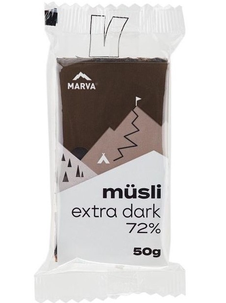 Marva Müsli tyčinka extra dark 72% 50g