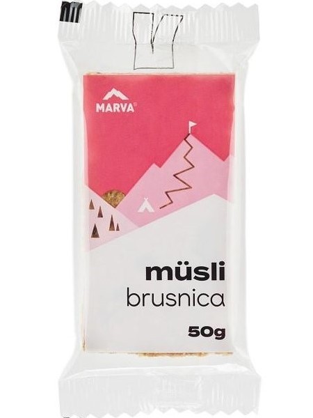Marva Müsli tyčinka s brusnicami 50g