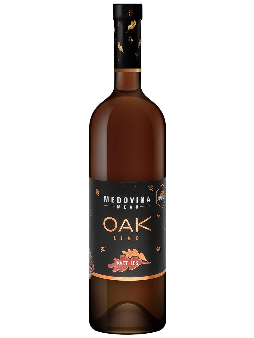 Apimed Medovina Oak Line Kvet-Les 0,75l