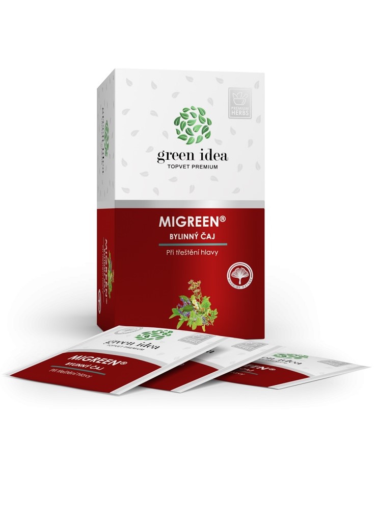 Topvet Green Idea Migreen bylinný čaj 20x1,5g