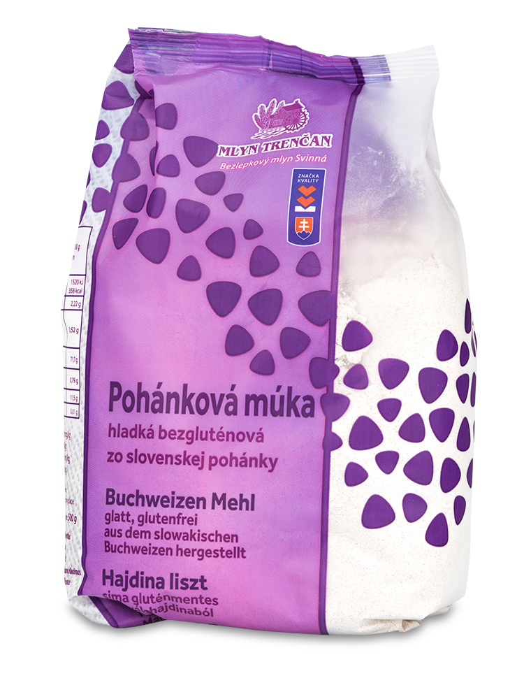 Mlyn Trenčan Pohánková hladká múka bezgluténová 500g