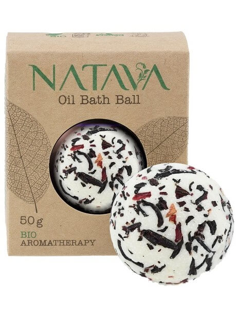 Natava Olejová guľa do kúpeľa - Ibištek 50g