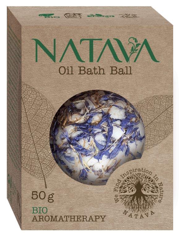 Natava Olejová guľa do kúpeľa - Nevädza 50g