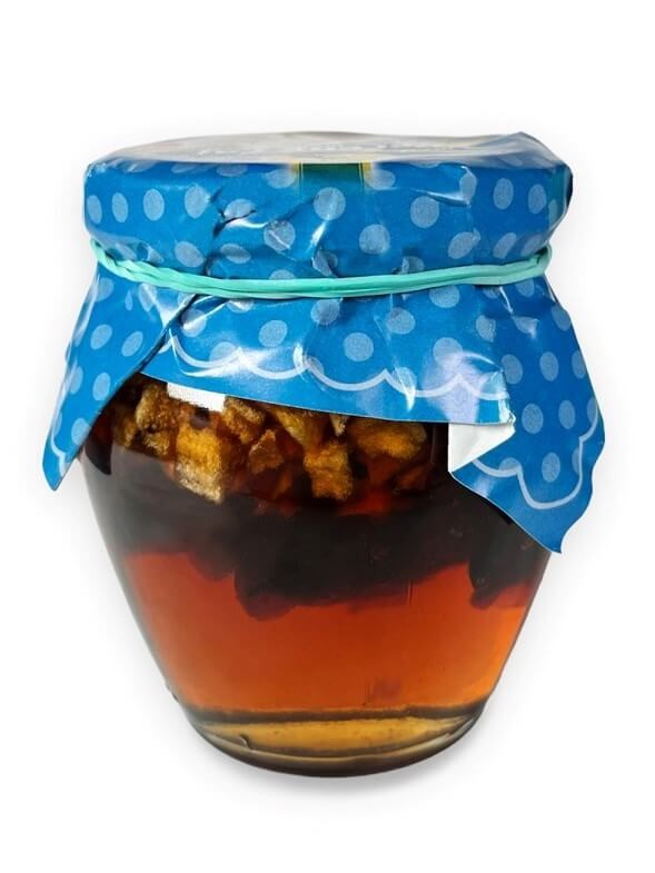 Natur Products Pečený čaj s medom Jablko - brusnica s aróniou 230g
