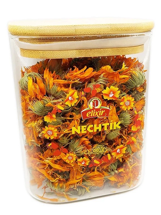 Agrokarpaty Nechtík lekársky sypaný čaj v sklenenej dóze 1l