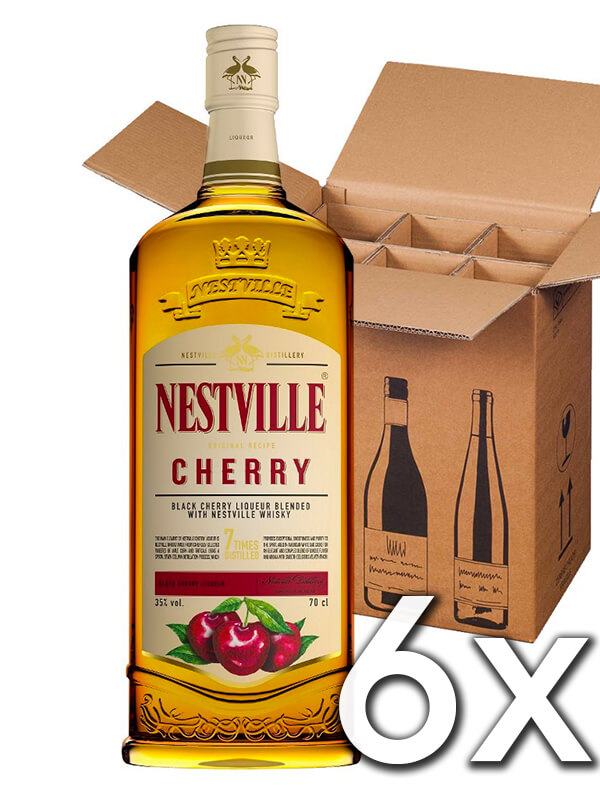 Nestville Cherry liqueur blended 35% 0,7L | 6ks v kartóne