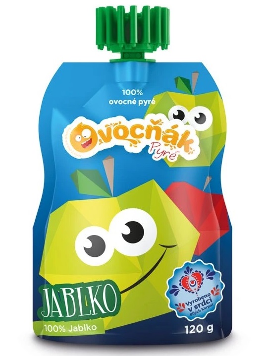 Ovocňák Ovocné pyré jablko 100% 120g