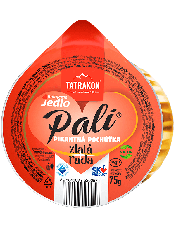 Tatrakon Pali® Pikantná pochúťka Zlatá rada 75g