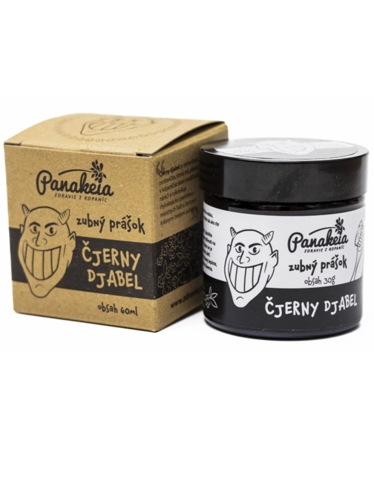Panakeia ČJERNY DJABEL zubný prášok 60ml