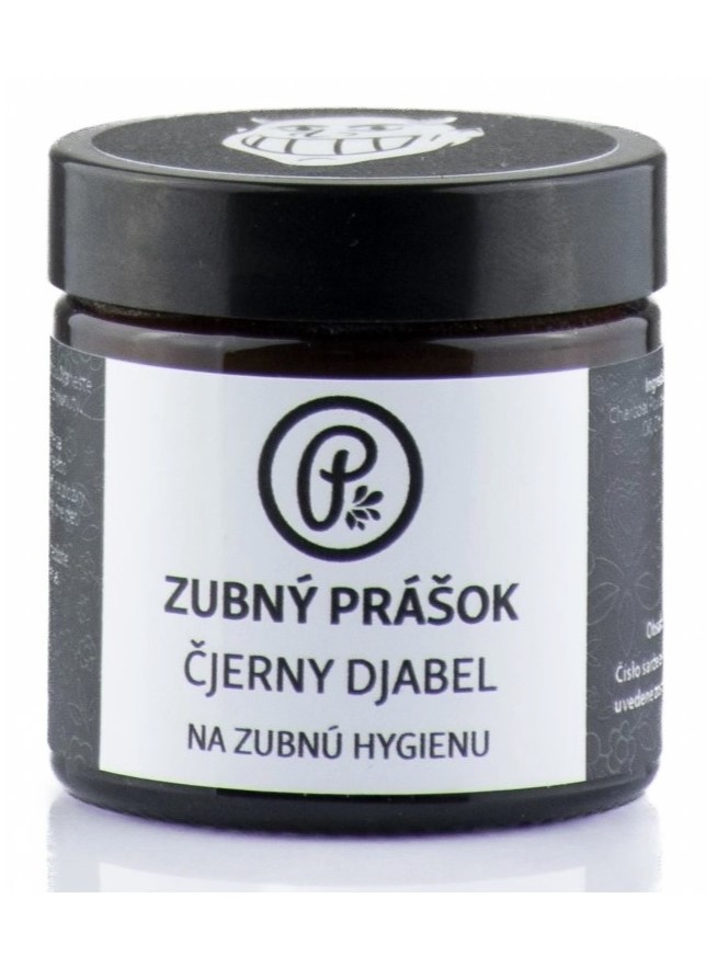 Panakeia ČJERNY DJABEL zubný prášok 60ml