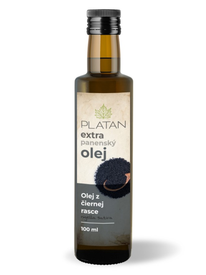 Platan Extra panenský olej z čiernej rasce 100ml