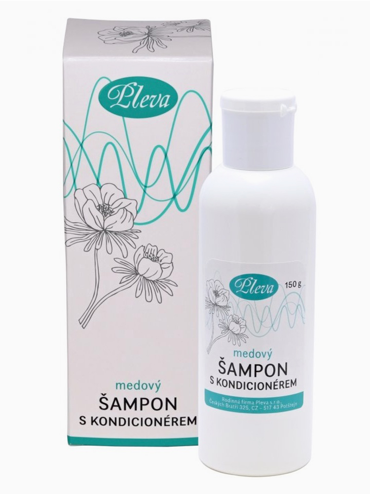 Pleva Medový šampón s kondicionérom 150g