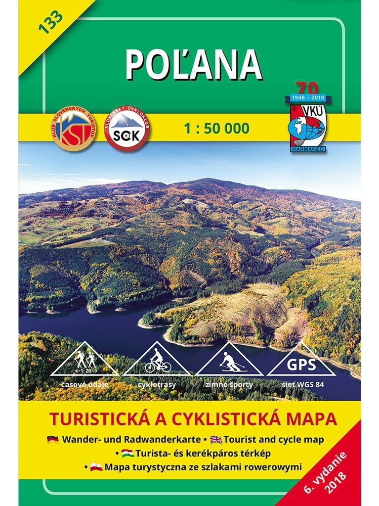Poľana 133 Turistická mapa 1:50 000