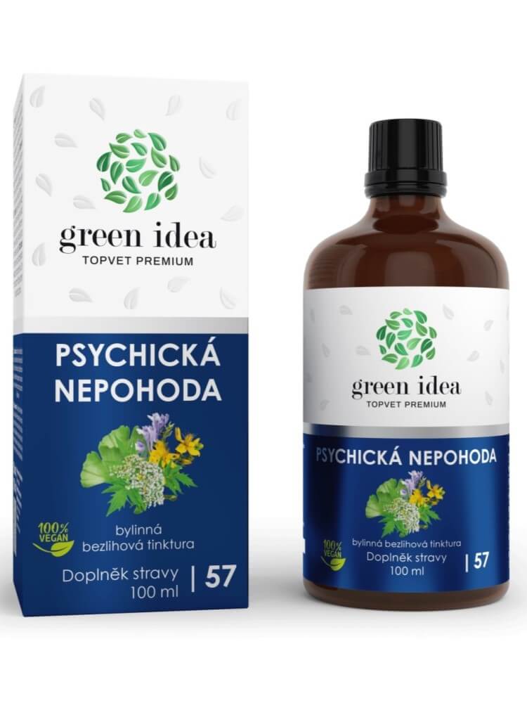 Topvet Green Idea Psychická nepohoda bezliehová tinktúra 100ml