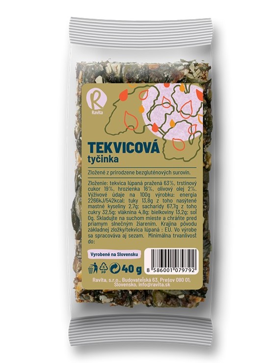 Ravita Tekvicová tyčinka 40g