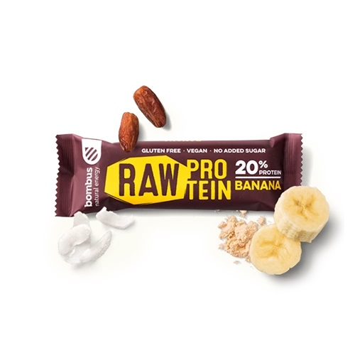 Bombus Raw Proteín 20% banán 50g
