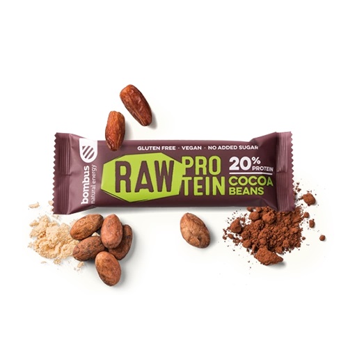 Bombus Raw Proteín 20% kakaové bôby 50g
