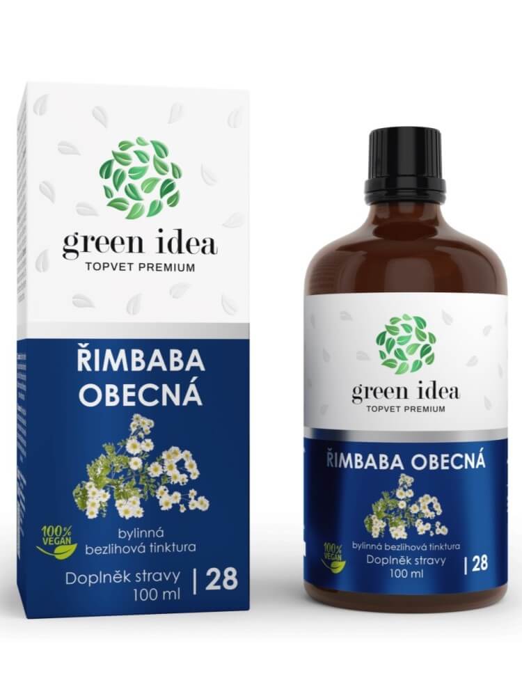 Topvet Green Idea Rimbaba obyčajná bezliehová tinktúra 100ml
