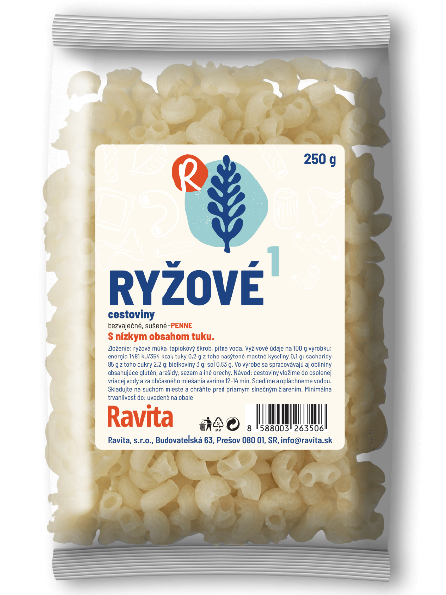 Ravita Kolienka ryžové cestoviny 250g