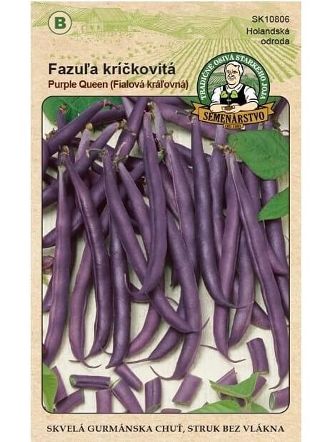 Semenárstvo Fazuľa záhradná kríčkovitá Purple Queen 20g