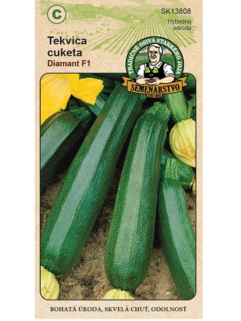 Semenárstvo Tekvica cuketa Diamant F1 2g