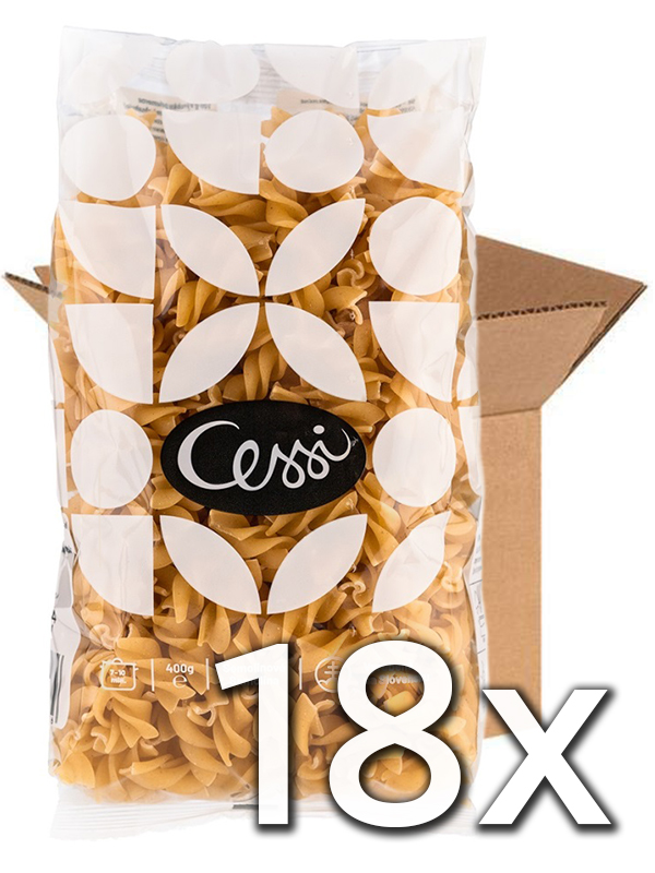 Cessi Fusilli semolinové cestoviny 400g | 18ks v kartóne