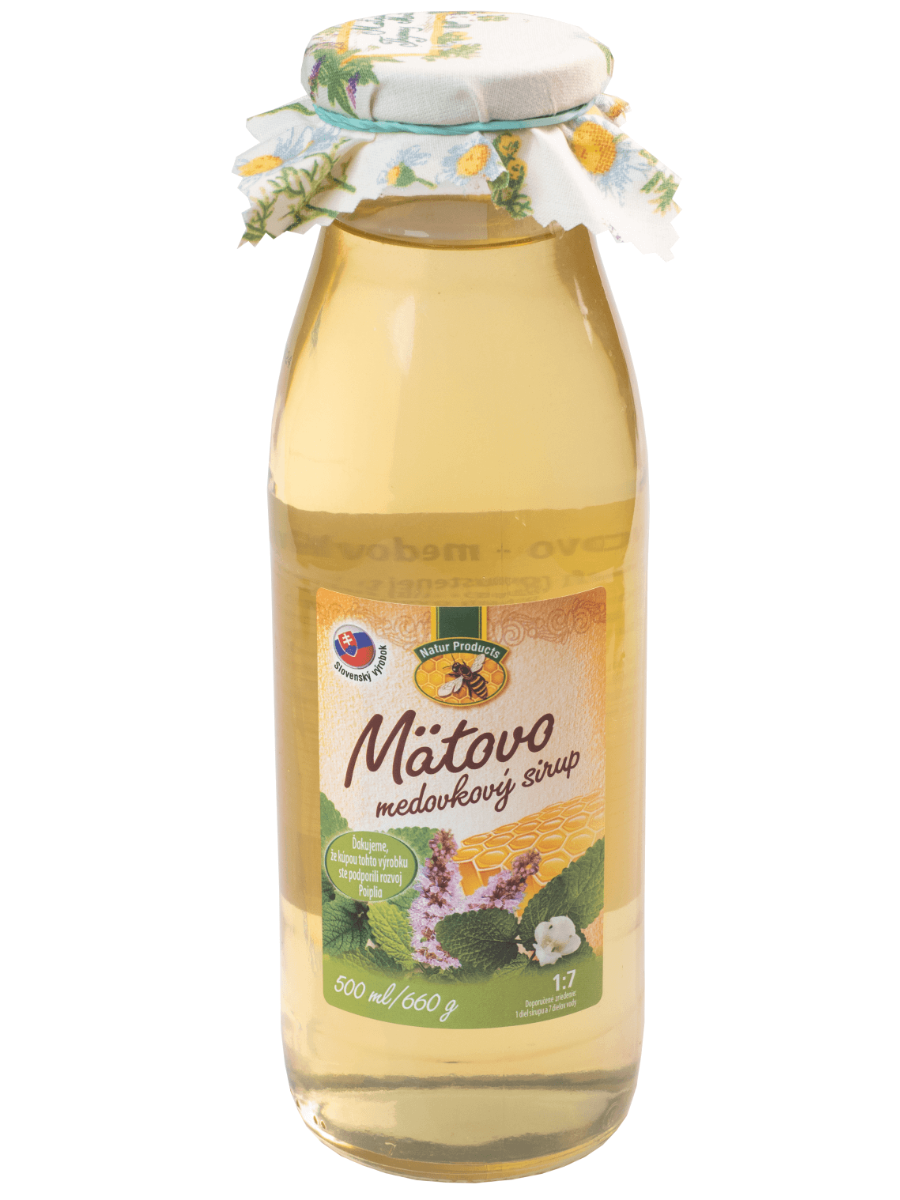 Natur Products Mätovo-medovkový sirup s medom 500ml