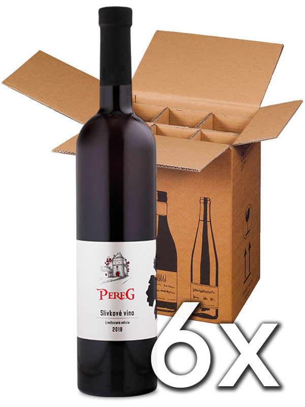 Slivkové víno Pereg 0,75l | 6ks v kartóne