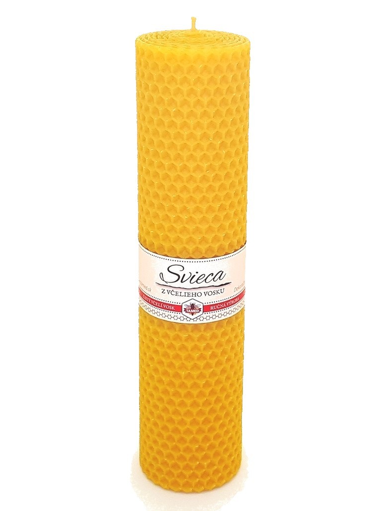 Tamed Sviečka včelí vosk žltá 260mm/48mm